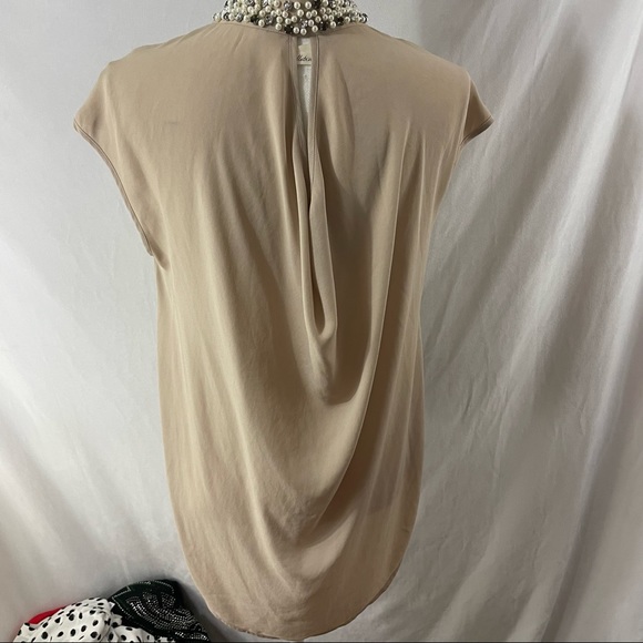 Bellatrix Jeweled Neckline Sleeveless top - Picture 6 of 14